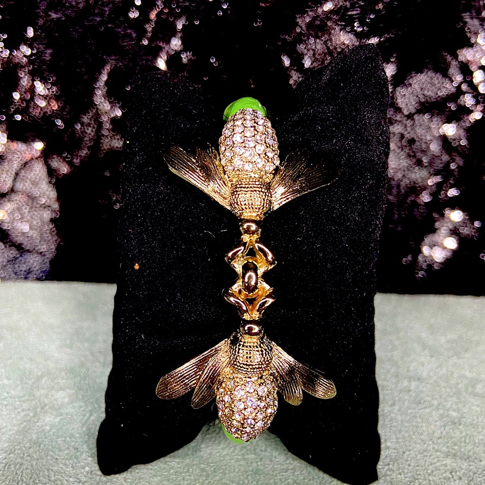 Talbots Bumble Bee Green Bangle